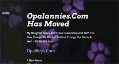 Desktop Screenshot of opalannies.com